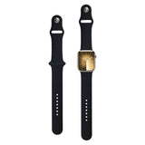 Apple Watch (42/44/SE/45/46/49 mm) Lippa Silikon Stropp – Svart