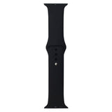 Apple Watch (42/44/SE/45/46/49 mm) Lippa Silikon Stropp – Svart