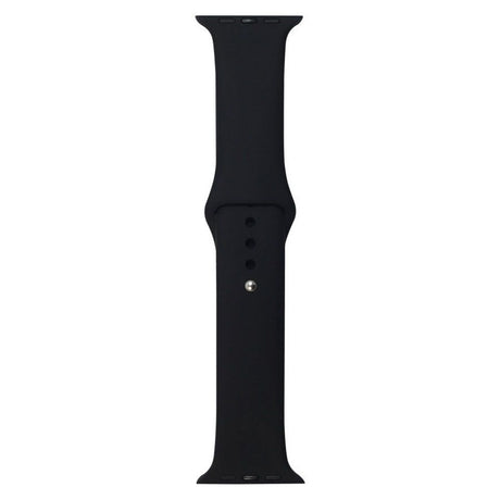 Apple Watch (42/44/SE/45/46/49 mm) Lippa Silikon Stropp – Svart
