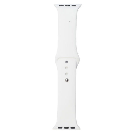 Apple Watch (42/44/SE/45/46/49 mm) Lippa Silikon Stropp – Hvit