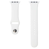 Apple Watch (42/44/SE/45/46/49 mm) Lippa Silikon Stropp – Hvit