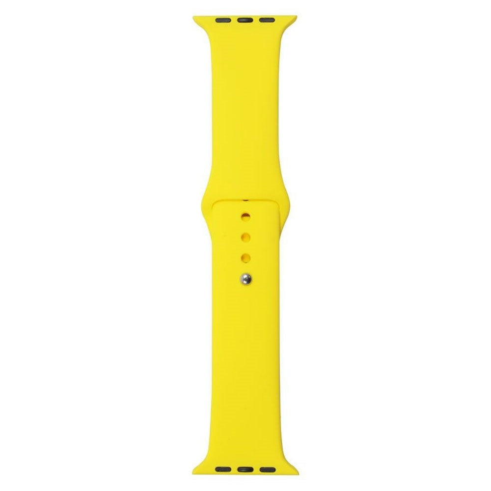 Apple Watch (42/44/SE/45/46/49 mm) Lippa Silikon Stropp – Gul