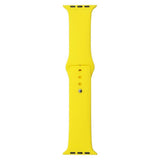 Apple Watch (42/44/SE/45/46/49 mm) Lippa Silikon Stropp – Gul