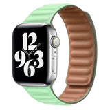 Lippa Apple Watch (38/40/SE/41/42mm) Magnetisk Skinnreim - Turkis