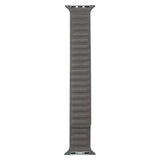 Apple Watch (38/40/SE/41/42mm) Magnetisk Lippa Finewoven Stropp - Grå / Taupe
