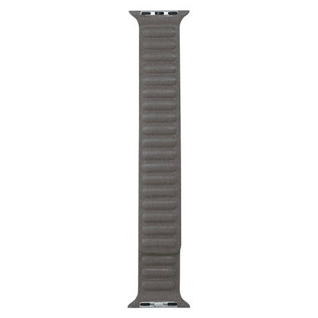 Apple Watch (38/40/SE/41/42mm) Magnetisk Lippa Finewoven Stropp - Grå / Taupe