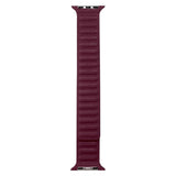 Apple Watch (38/40/SE/41/42mm) Magnetisk Lippa Finewoven Stropp - Vinrød