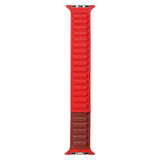 Lippa Apple Watch (42/44/SE/45/46/49mm) Magnetisk Skinnreim - Rød