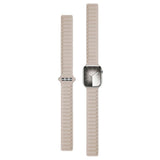 Lippa Apple Watch (42/44/SE/45/46/49mm) Magnetisk Skinnreim - Beige