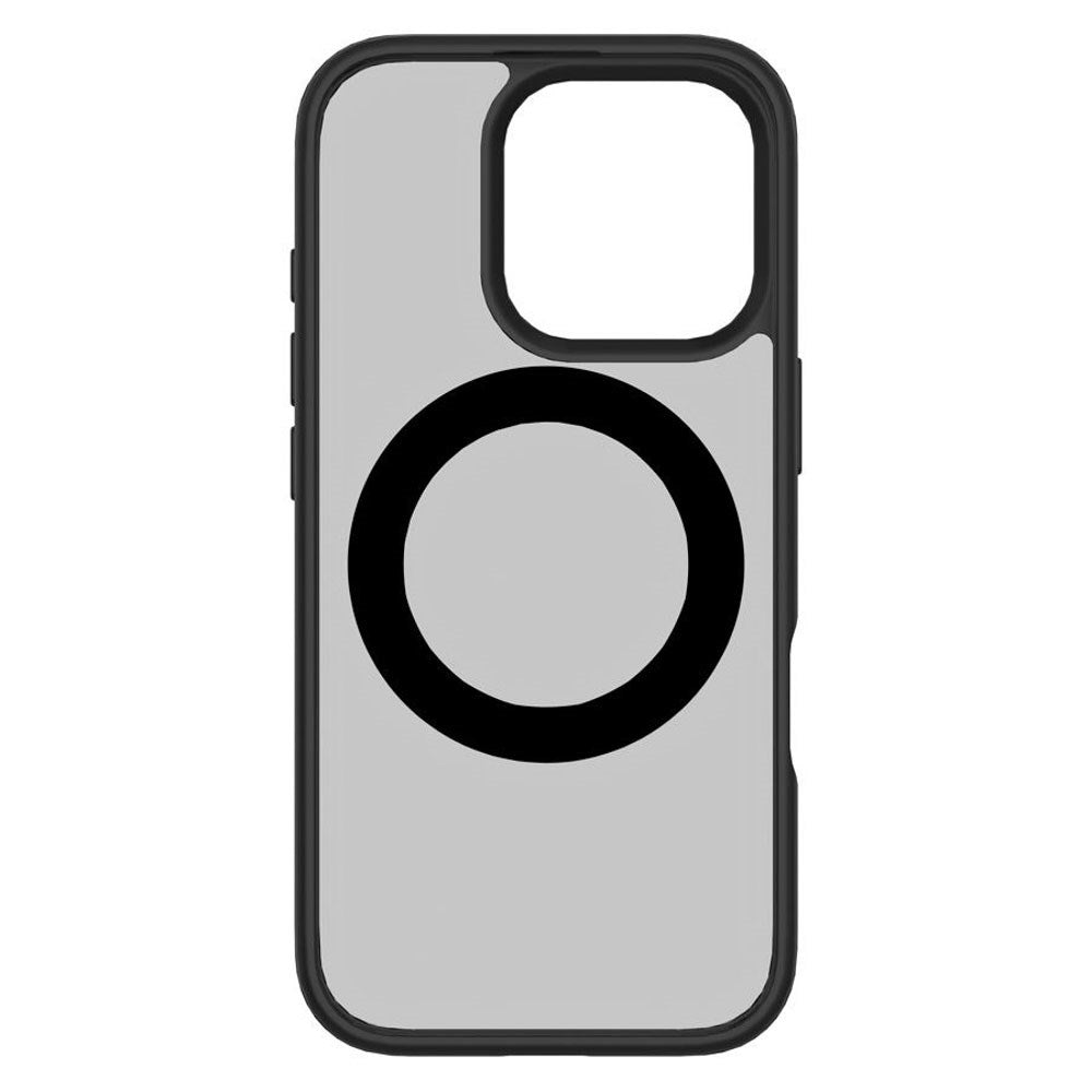 iPhone 16 Pro Lippa Hybrid Plast Deksel med 360 Roterende Kickstand – MagSafe Kompatibelt – Matt / Svart