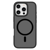 iPhone 16 Pro Lippa Hybrid Plast Deksel – MagSafe Kompatibelt – Matt / Svart