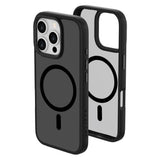 iPhone 16 Pro Lippa Hybrid Plast Deksel – MagSafe Kompatibelt – Matt / Svart
