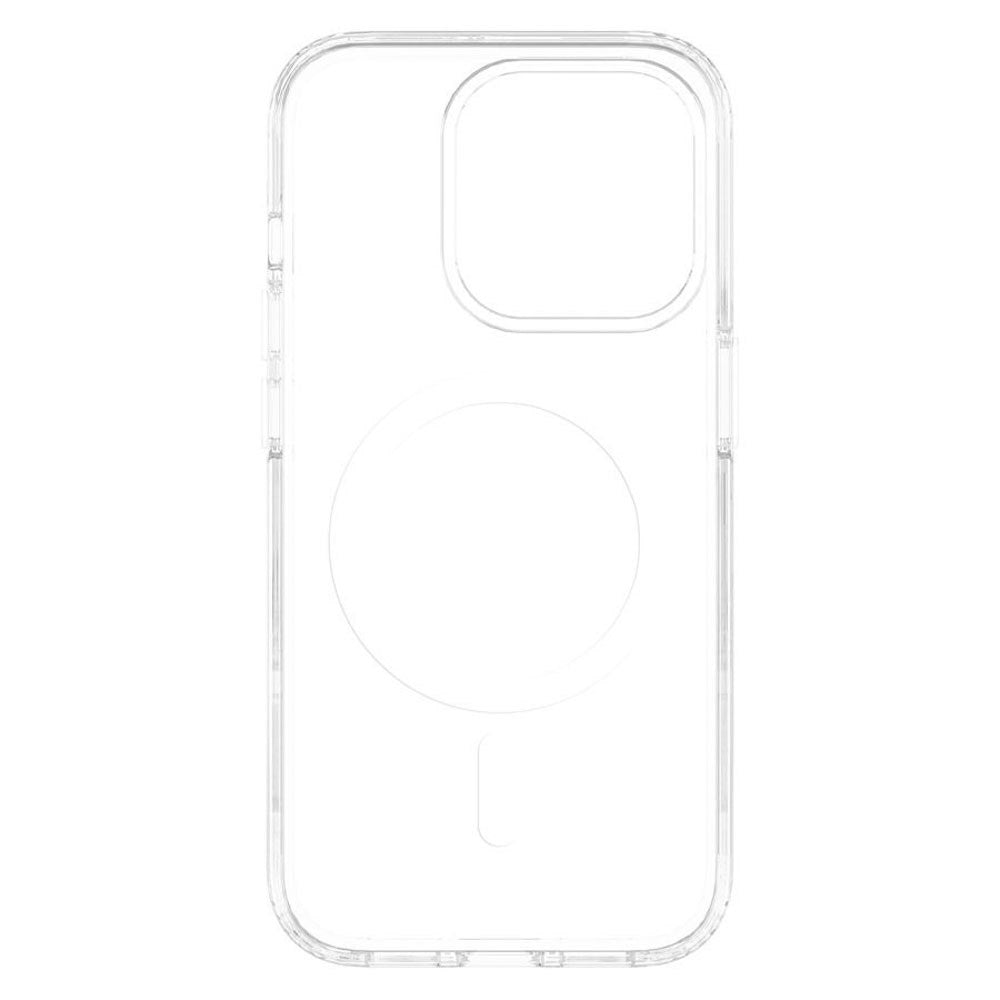 iPhone 15 Pro Lippa Hybrid Plast Deksel – MagSafe Kompatibelt – Gjennomsiktig / Hvit