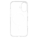 iPhone 16 Lippa Hybrid Plast Deksel – MagSafe Kompatibelt – Gjennomsiktig / Hvit