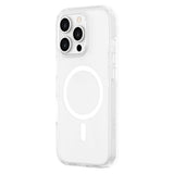 iPhone 16 Pro Lippa Hybrid Plast Deksel – MagSafe Kompatibelt – Gjennomsiktig / Hvit