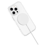 iPhone 16 Pro Lippa Hybrid Plast Deksel – MagSafe Kompatibelt – Gjennomsiktig / Hvit