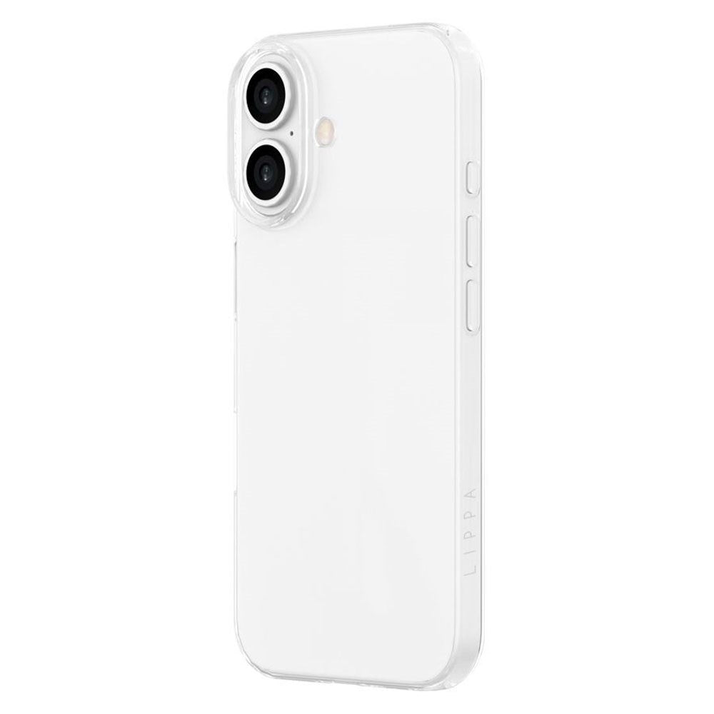 iPhone 16 Lippa Slim Fleksibelt Plast Deksel – Gjennomsiktig