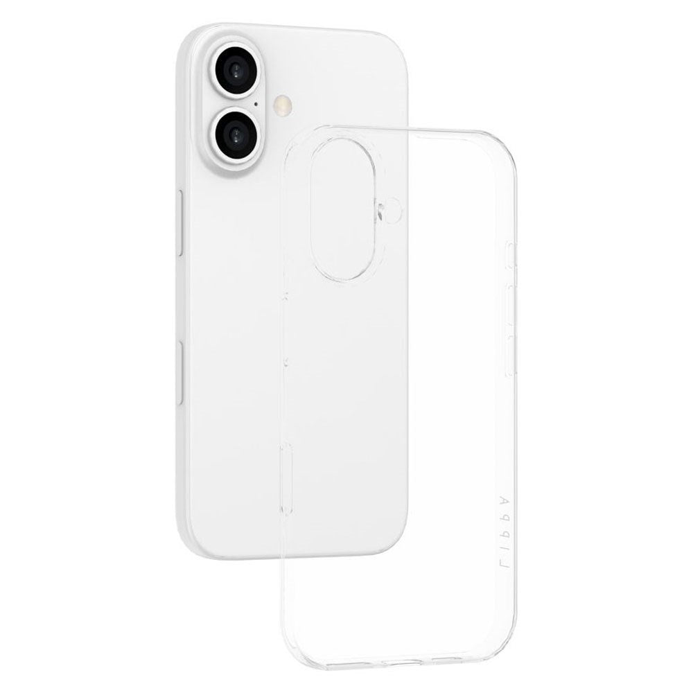 iPhone 16 Lippa Slim Fleksibelt Plast Deksel – Gjennomsiktig