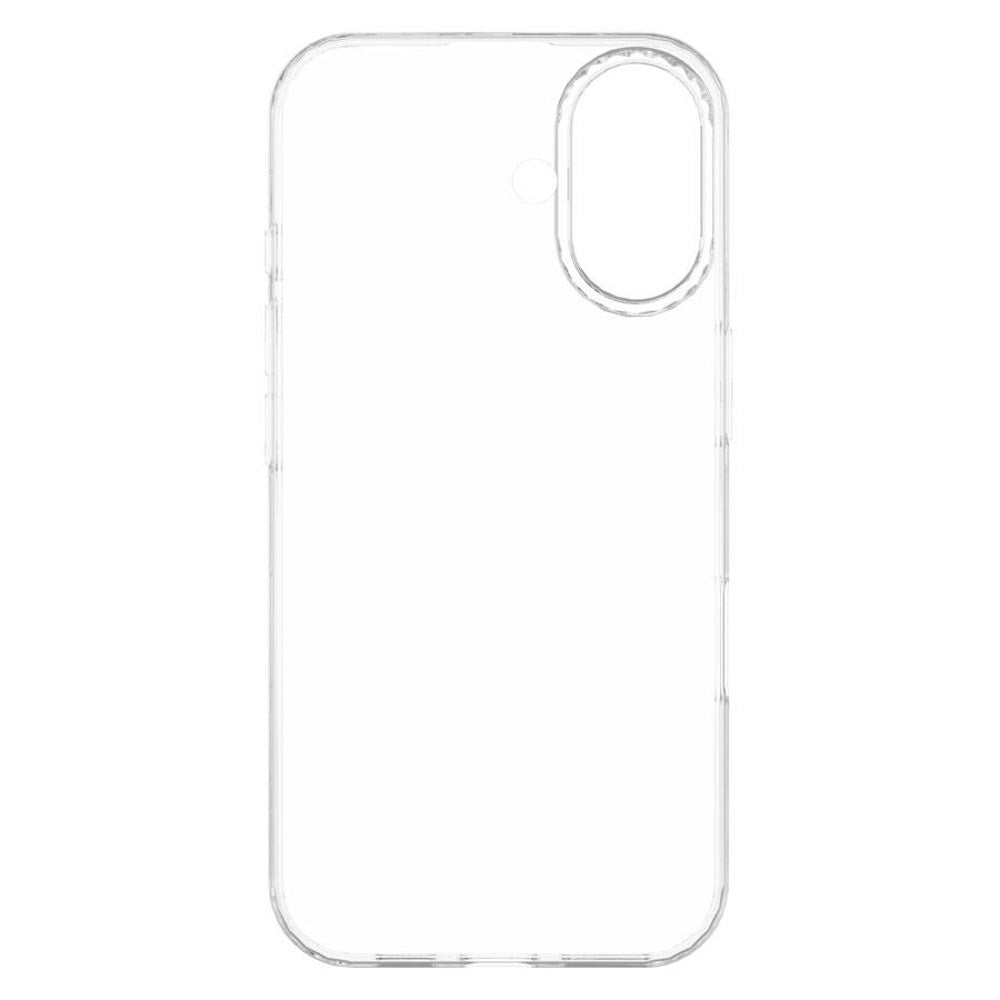 iPhone 16 Lippa Slim Fleksibelt Plast Deksel – Gjennomsiktig