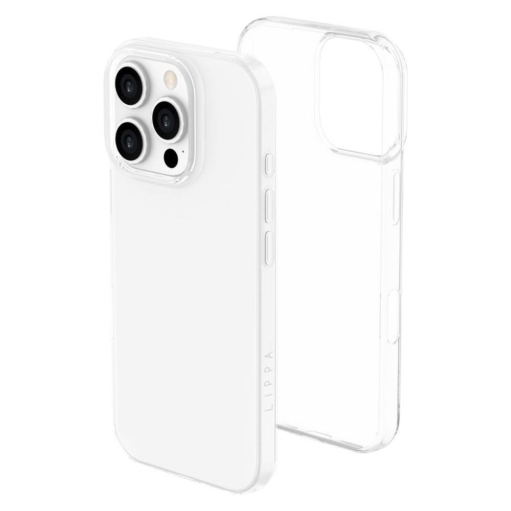 iPhone 16 Pro Lippa Slim Fleksibelt Plast Deksel – Gjennomsiktig