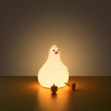Lippa Silikon Nattlampe med Timer - Kylling