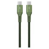 GreyLime 60W Flettet USB-C til USB-C Kabel 3 meter - Grønn