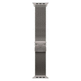 Apple Watch (42/44/SE/45/46/49 mm) Lippa Titanlegering Rem med Lås – Sølv