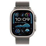 Apple Watch (42/44/SE/45/46/49 mm) Lippa Titanlegering Rem med Lås – Sølv