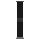 Apple Watch (38/40/SE/41/42 mm) Lippa Nylonstropp med Magnetlås – Svart