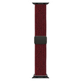 Apple Watch (38/40/SE/41/42 mm) Lippa Nylonstropp med Magnetlås – Rød
