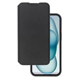 iPhone 15 Lippa 2-i-1 Wallet Flip Deksel - Svart
