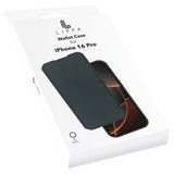 iPhone 16 Pro Lippa 2-i-1 Wallet Flip Deksel - Svart