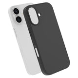 iPhone 17 Lippa Silikon Deksel - MagSafe Kompatibel - Svart
