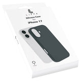 iPhone 17 Lippa Silikon Deksel - MagSafe Kompatibel - Svart