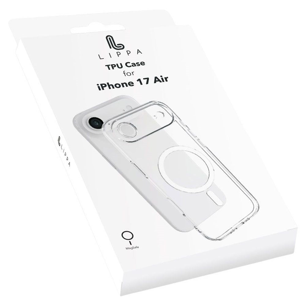 iPhone Air Lippa Fleksibelt Plast Deksel - MagSafe Kompatibel - Gjennomsiktig