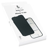 iPhone Air Lippa 2-i-1 Wallet Flip Deksel - Svart