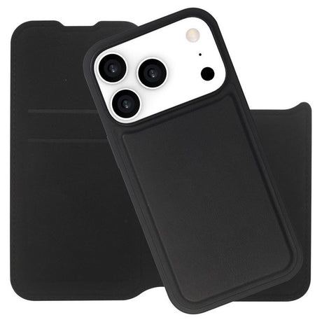 iPhone 17 Pro Lippa 2-i-1 Wallet Flip Deksel - Svart