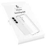 Samsung Galaxy S25 Lippa Fleksibelt Plast Deksel - Gjennomsiktig