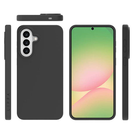 Samsung Galaxy A57 Lippa Silikon Deksel - Svart