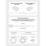 Light Solutions - Philips Hue Gradient LightStrip Controller Kit - Hvit
