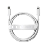 empower by PanzerGlass Racing 60W USB-C til Lightning Kabel – 1.2m – Silver White