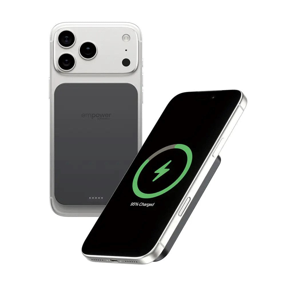 empower by PanzerGlass empower Bank - 5000 mAh - Qi2 / MagSafe Kompatibel - Space Black
