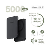 empower by PanzerGlass empower Bank - 5000 mAh - Qi2 / MagSafe Kompatibel - Space Black