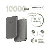 empower by PanzerGlass empower Bank - 10.000 mAh - Qi2 / MagSafe Kompatibel - Titanium