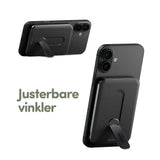 empower by PanzerGlass empower Bank m. Spin Stand - 5000 mAh - Qi2 / MagSafe Kompatibel - Space Black