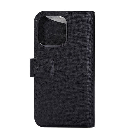 Onsala iPhone 14 Pro ONSALA Fashion Collection PU Skinn Flipdeksel med Magnet & Lommebok - Midnight Black