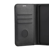 RadiCover Samsung Galaxy S25 Anti Stråling Kunst Skinn Flip Deksel med Lommebok - Svart