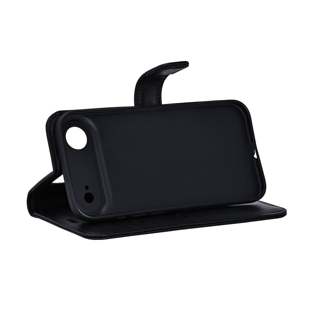 RadiCover iPhone Air Anti Stråling Kunstskinn Flip Deksel med Lommebok - Svart