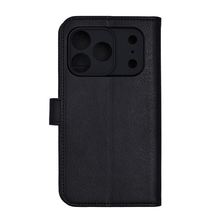 RadiCover iPhone 17 Pro Anti Stråling Kunstskinn Flip Deksel med Lommebok - Svart