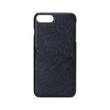 iPhone 8 Plus / 7 Plus / 6 Plus / 6(s) Plus Onsala Kunstskinn Deksel med Kortlomme - Svart